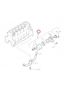 Oil Pump, Engine 87802585, 81868538, 83999183, 84407348, E9NN6600BA, E9NN6600BB 2