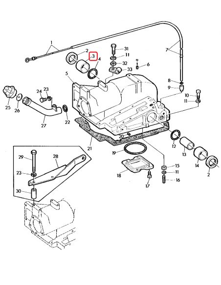 Bucsa Ax Ridicare Hidraulica Stanga John Deere R58199
