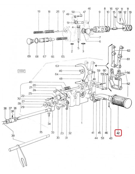 Filtru Hidraulic Ø 50x110/125 mm Same 0.9023.428.2, 090234282, 90234282