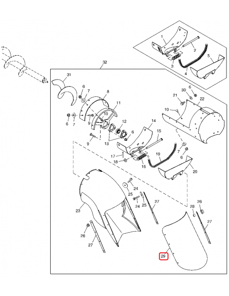 John Deere H211327, H208015