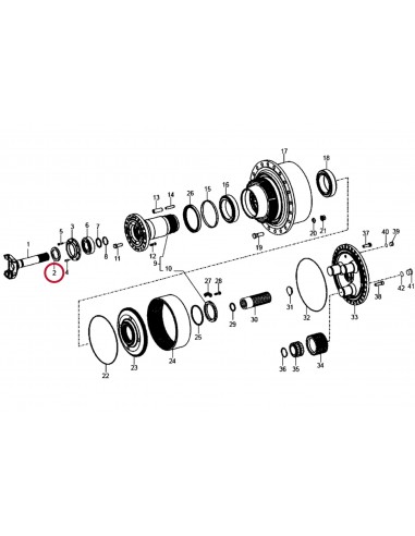 Simering Ø 75x100x13/14.5 mm DE30707, 8900134643, 98134643AS, 510947, MX510947, 098134643AS
