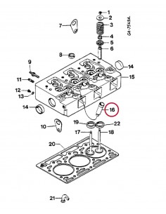 Palnie Injector 11 mm 3132025R1, 3137025R1, 2