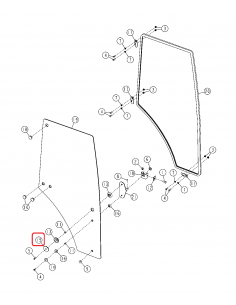 Washer, Square Hole 9x60x4 mm John Deere L77651 2