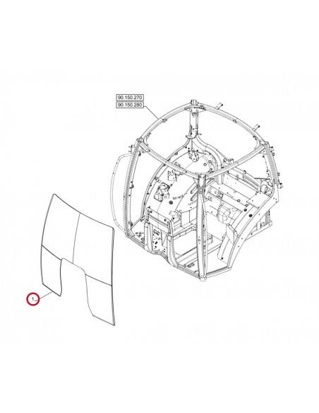 Parbriz CASE IH 51580055