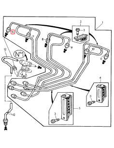 Conducta Combustibil Nr.1 ID 1.6 mm - 0.063" John Deere RE58830