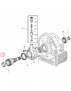 Bucsa Transmisie AutoQuad, PowrQuad John Deere R214121 2