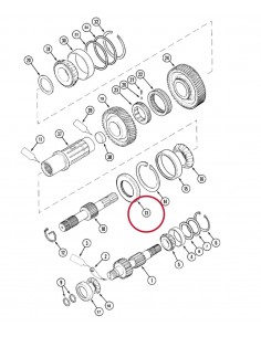 Simering PTO 68.2x111.3x10.95 mm Case International A175136, McCormick A175136 2