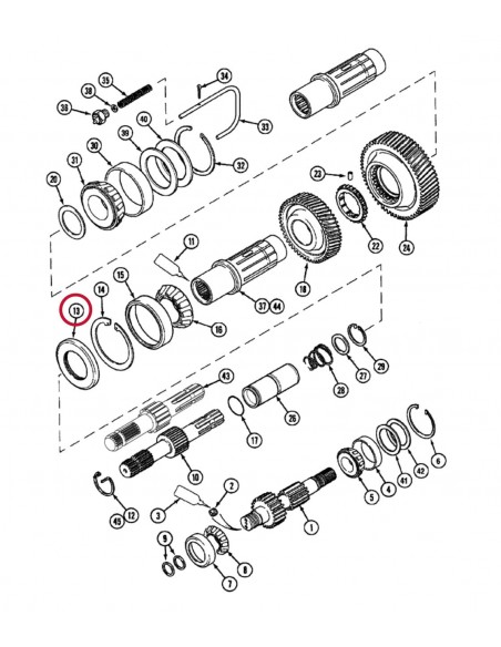 Simering PTO 68.2x111.3x10.95 mm Case International A175136, McCormick A175136
