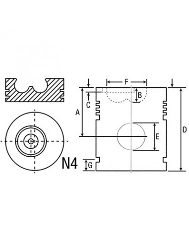 54/33-270 - Piston STD Ø 100 mm 1940174, 99476185