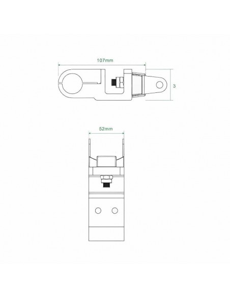 Suport Proiector Universal Ø23-28 mm