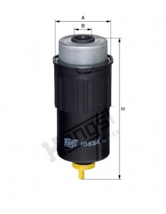 Fuel Filter Hengst-Filter H583WK, 5802082703, 504107584