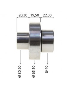 Pivot Ø 30.20x40x65.10 mm Q6450-14 2