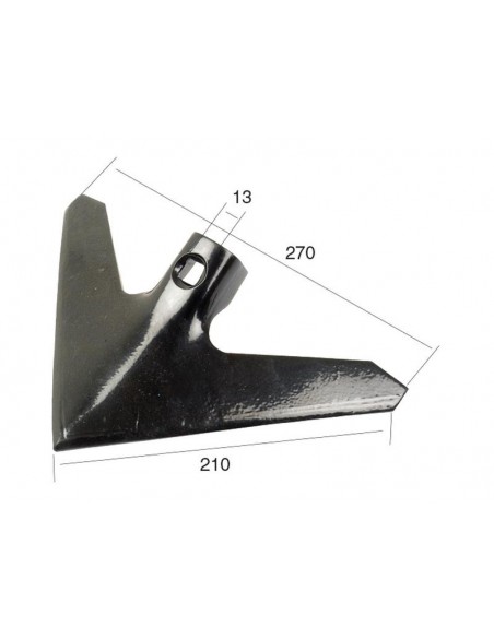 Duckfoot Sweep 270x6 mm Farmet 3000236