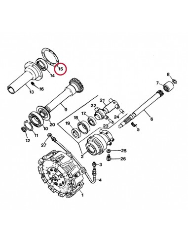 Gasket Case-IH 3134518R1, 3057294R2, 3134552R1