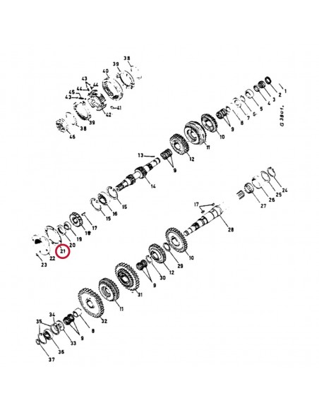 Gasket Case-IH 3134518R1, 3057294R2, 3134552R1