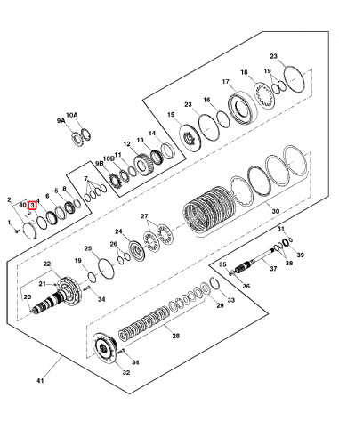 O-Ring John Deere R235968, F37010046