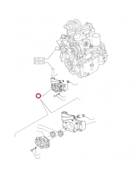 Fiat Iveco New Holland 98415162, 84604691, 47107763