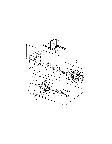 Cuplaj, Ambreiaj Suprasarcina Z-34 John Deere Z12103