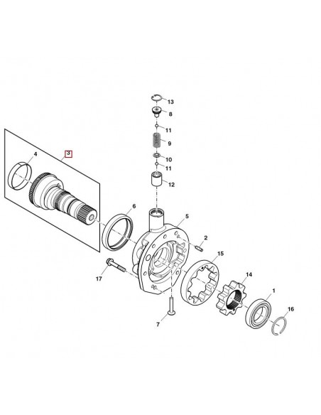 John Deere RE225879, R225373, R214121