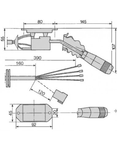 Switch, Three Point Hitch 7700019575, 1983203C1, 1983236C2, 198323943, 1983239C1, 1983239C3, 1983239C4, 1983239C5, 1983239C6, 19