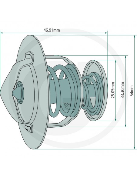 Termostat 79 °C 74717032
