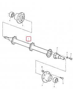 Ax Transportor John Deere AZ49360, AZ46342, Z62144, Z62146