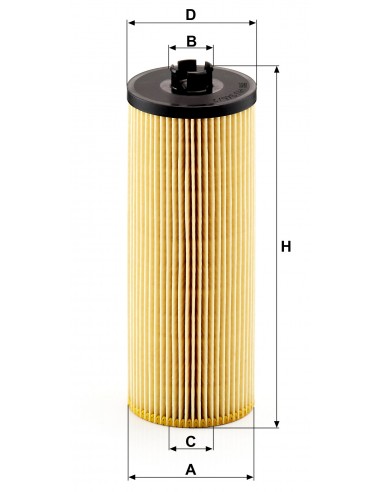 Oil Filter Element 28x211.5 mm Same Deutz-Fahr 02931095, 2931095, 04252248, 4252248