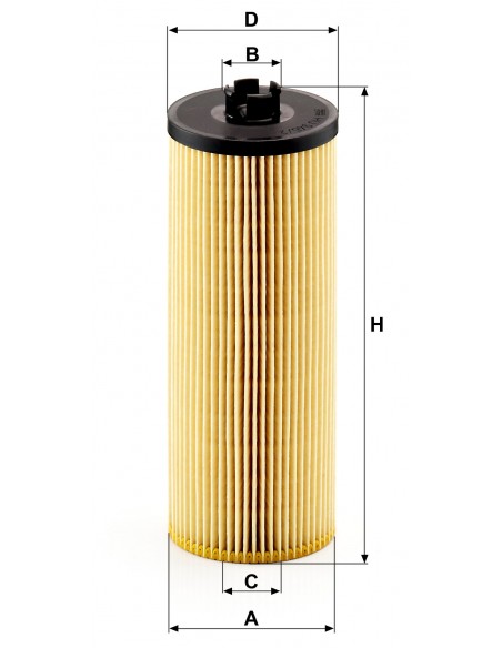 Oil Filter Element 28x211.5 mm Same Deutz-Fahr 02931095, 2931095, 04252248, 4252248