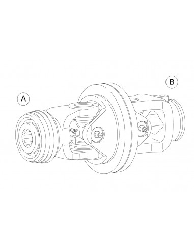 Articulatie Cardan  WG2280 - 1 3/8"(6) x OvGA