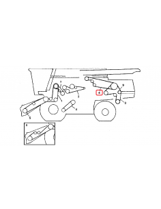 Curea Tocator 3HCx4190 mm John Deere 0244394, H162310, HXE36535, AP1004598 2