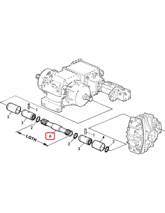 Ax Planetara 467 mm Z-23 John Deere Z58302