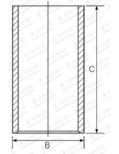 Camasa Motor 85 mm 561212, 14-011031-00 2