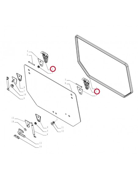 Balama Usa, Stanga Dreapta, Superioara Inferioara 87700818, 87620477