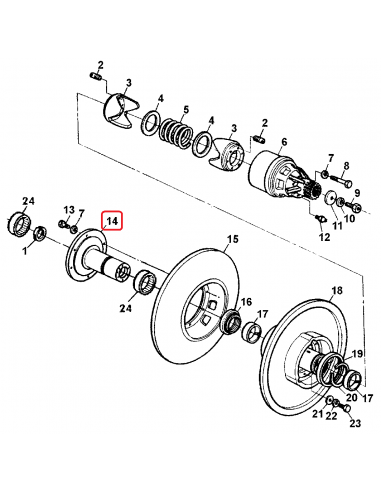 Butuc John Deere CQ06813