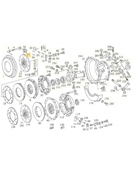 Clutch Disc Ø 310 mm 26x32 mm Z-10