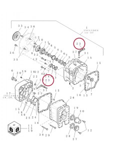 Ford Fiat 87413872, 86027316, 86502050 2