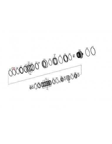 Plate, Transmission Claas 0011658720, John Deere L230886, Same Deutz-Fahr 0.900.0487.2
