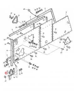 Retainer, Side Panel Left Righ John Deere Z11503