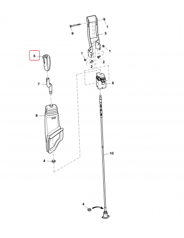 Knob, Multifunction Lever John Deere DC213309, DC206318, DC213316, DC51704, DC51708, DC51709, DC51710