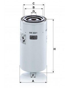 Filtru Combustibil Mann WK9041x, 84170818