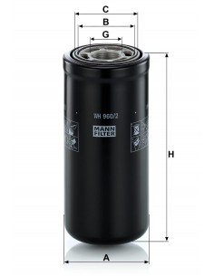 Filtru Sistem Hidraulic Primar MANN WH960/2