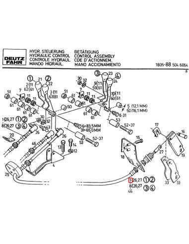 SDF Same Deutz Fahr 04389033, 4389033,