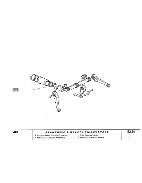 Seal, Hydraulic Piston 65x85x10 mm Fiat 559998