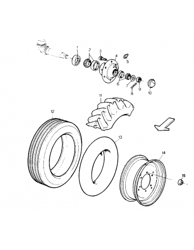 Capac Butuc Roata 80 mm John Deere H94950
