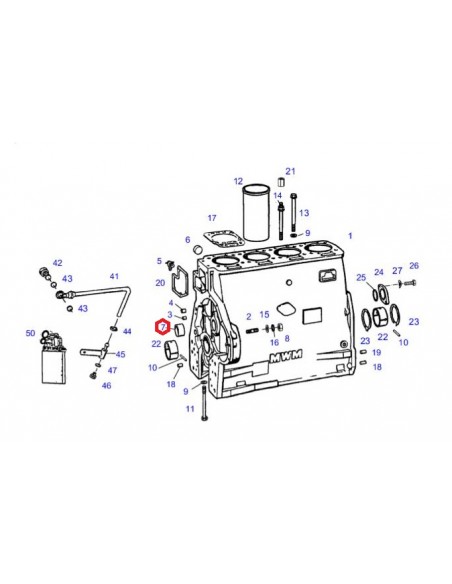Bucsa Ax Came 43x47x26 mm 12165097