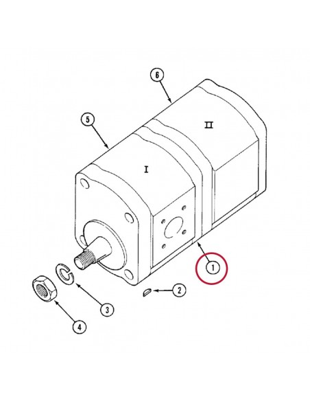 Pompa Hidraulica Dubla 11+8 cm³/U Bosch Rexroth 0510565365