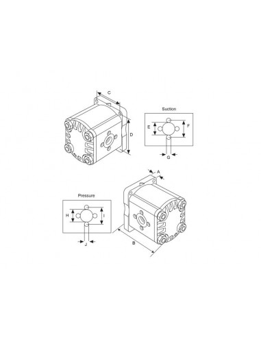 Pompa Hidraulica 87325370, 87721169, 84467651, 85086286, 84530156, 73328631, 5094391, 5169772, 5129483,