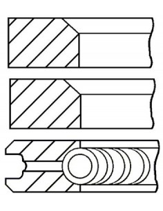 Piston Rings Ø 115 - 2.5x2.5x4 mm