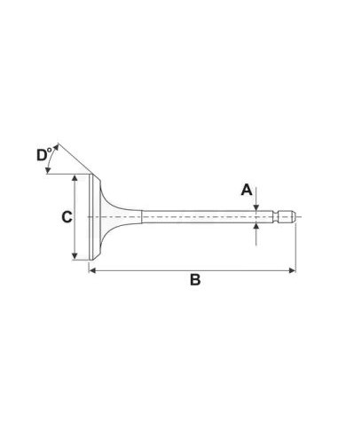 Supapa Evacuare Ford New Holland 81804270, 81702234x4, 81854803, 81538372, 723F6505AAA, E1ADDN6505A, E1ADDN6505C, 723F6505ABA, 8