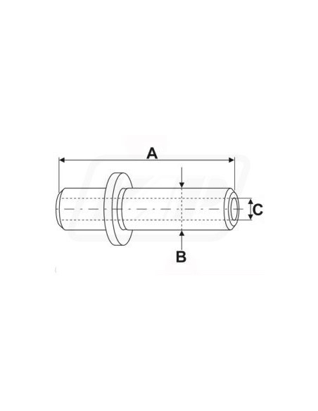 Valve Guide Ø 9.45x14.01 mm Perkins 33432532, 738094, Massey Ferguson 33432532, 738094M1, 738094V1